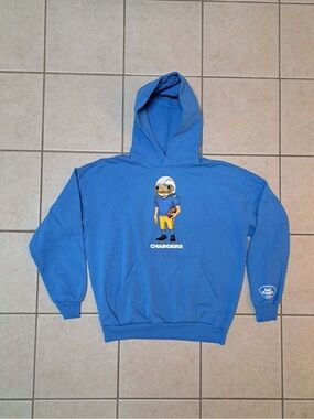 Bad Bunny x Los Angeles Chargers Concho Hoodie - Adult Unisex Size MEDIUM
